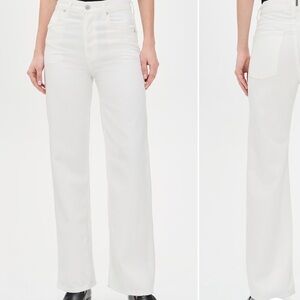 Citizens of Humanity Annina High-Rise wide Leg Women's Jeans in White